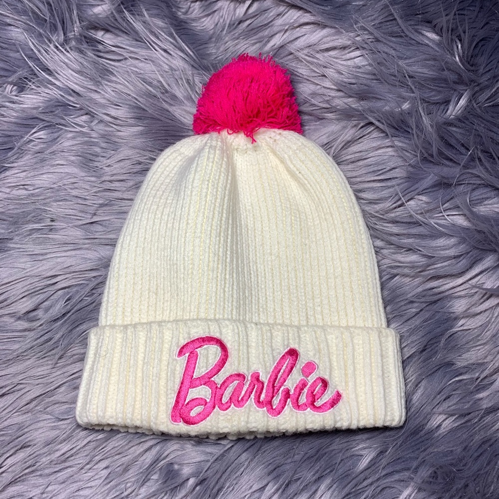 Barbie Pink Snow Ball Beanie